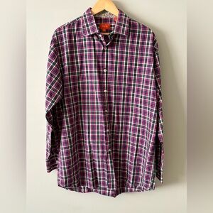 Tallia Men’s Button-Down Shirt | Size Large (16.5”)